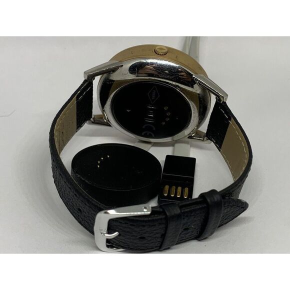 Fossil Gen 3 FTW7001 Black Leather Digital Dial Genuine Smart Watch ZA421 - Picture 10 of 11